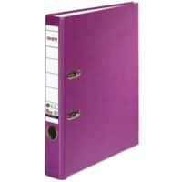 Classeur à levier Falken A4 50 mm Violet 2 anneaux 11286515 Carton, PP (Polypropylène)