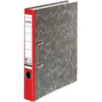 Falken klasseur A4 50 mm rood 2 ringen 80023302002F karton wolkenmarmer