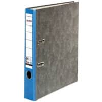 Falken klasseur A4 50 mm blauw 2 ringen 80023393002F karton wolkenmarmer