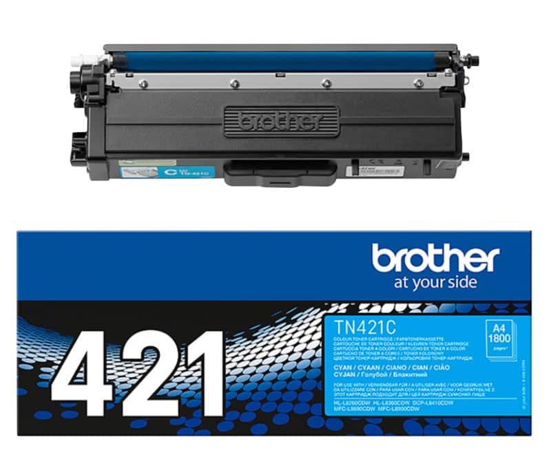 Brother TN-421C Origineel Tonercartridge Cyaan