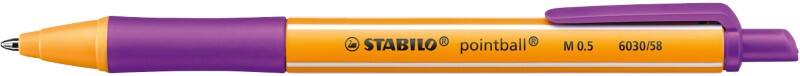 Stylo-bille STABILO Pointball 6030/58 0,5 mm Lilas
