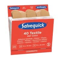 Pansement Salvequick Recharge 6444 6 Paquets de 40 Bandes