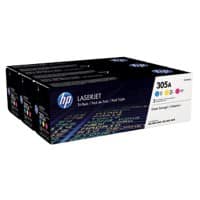 Toner HP D'origine 305A 3 Couleurs CF370AM 3 Unités