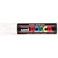uni-ball uni POSCA PC-17K Marker Extra grote schuine punt Wit