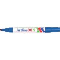 Marqueur permanent Artline 90 Pointe biseautée 2 - 2,5 mm Bleu Rechargeable