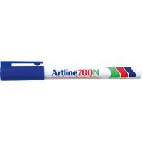 Marqueur permanent Artline 700 Pointe biseautée 0,7 mm Bleu Rechargeable