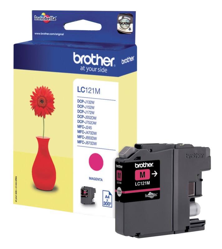 Brother LC121M Origineel Inktcartridge Magenta