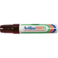 Marqueur permanent Artline 100 Pointe biseautée 4 - 12 mm Noir Rechargeable