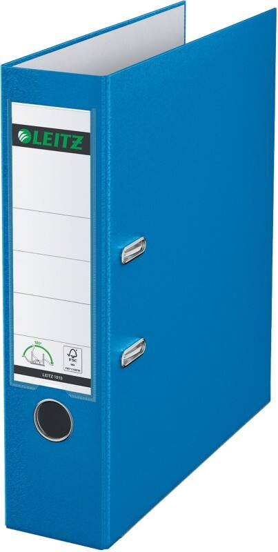 Leitz 180° Breed Ordner A4 82 mm Lichtblauw 2 Ringen 1010 Kunststof Staand