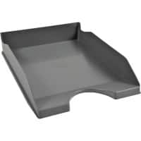 Corbeille à courrier Office Depot Polystyrène Gris foncé A4 25,5 x 34,8 x 6,5 cm