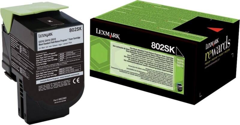 Lexmark Origineel Tonercartridge 80C2SK0 Zwart
