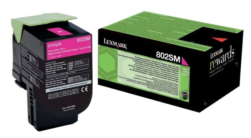Lexmark Origineel Tonercartridge 80C2SM0 Magenta