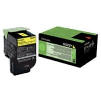 Lexmark Origineel Tonercartridge 80C2SY0 Geel