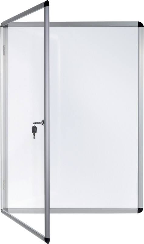 Bi-Office Enclore Indoor Vitrine Magnetisch 9 x A4 Afsluitbaar 72 (B) x 98,1 (H) cm Wit