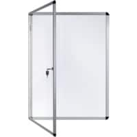 Bi-Office Enclore Indoor Vitrine Magnetisch 9 x A4 Afsluitbaar 72 (B) x 98,1 (H) cm Wit