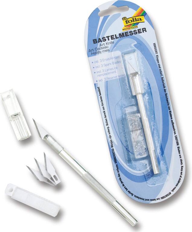 Folia Snijmes 2301 Wit Plastic, metaal