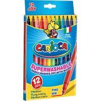 CARIOCA Viltstiften Superwashable Kleurenassortiment 12 Stuks