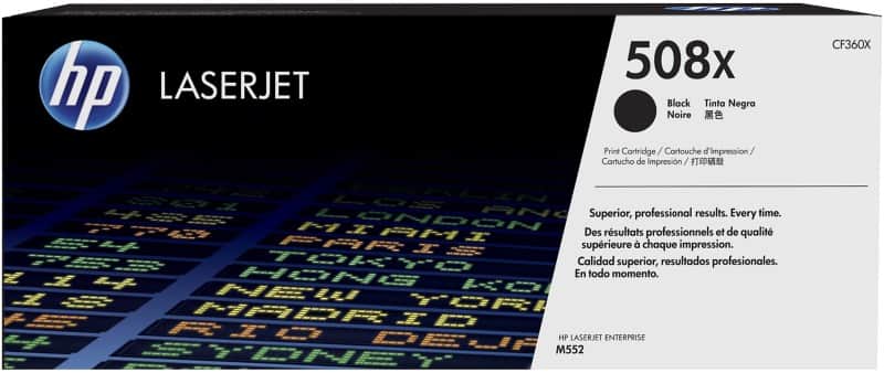 HP 508X originele tonercartridge CF360X zwart