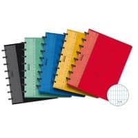 Adoc Classic Schrift A5 Geruit Spiraal gebonden Karton Kleurenassortiment 144 Pagina's