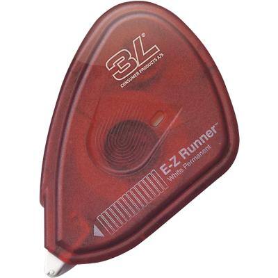 Roller de colle Bison E-Z Runner Non rechargeable Permanente 0,9 cm 1948 Rouge