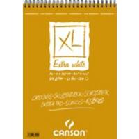 Cahier Canson A4 Page blanche Reliure en spirale Papier Blanc Perforé 240 Pages