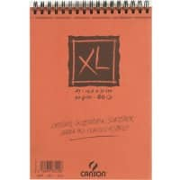 Cahier Canson A5 Page blanche Reliure en spirale Papier Rouge 120 Pages