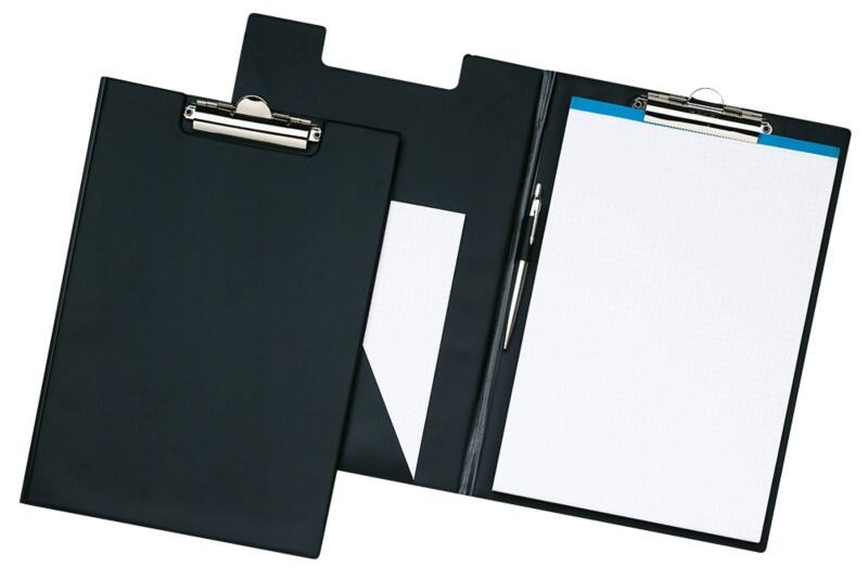 ELBA klembordmap A4 zwart staand 100202520