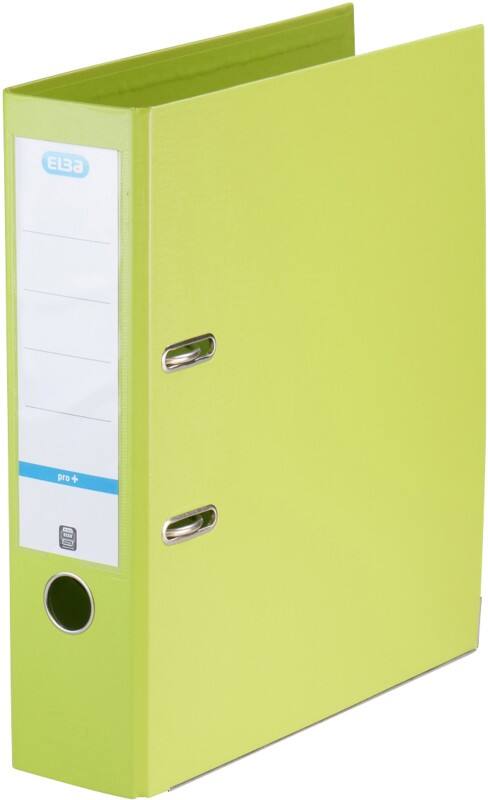 ELBA Smart Pro+ Breed Ordner A4 80 mm Lichtgroen 2 Ringen Kunststof
