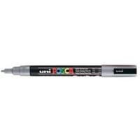 Marqueur pinceau uni-ball PC3MG Pinceau Gris