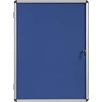 Vitrine d'affichage verrouillable Bi-Office Enclore Indoor Non Magnétique 9 x A4 Montage mural 72 x 98,1 cm (l x h) cm Bleu