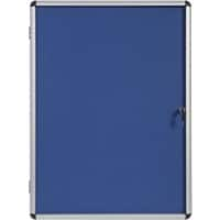 Vitrine d'affichage verrouillable Bi-Office Enclore Indoor Non Magnétique 9 x A4 Montage mural 72 x 98,1 cm (l x h) cm Bleu