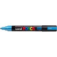 uni-ball PC5MBM Paintmarker Medium Blauw