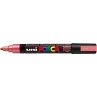 Marqueur pinceau uni-ball PC5MRM Pinceau Rouge métallisé