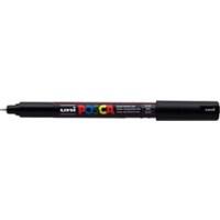 uni-ball PC1MRZ Paintmarker Extra fijn gekalibreerde punt Zwart