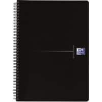 Cahier OXFORD Office Essentials A4 Ligné Reliure en spirale Carte Noir 180 Pages