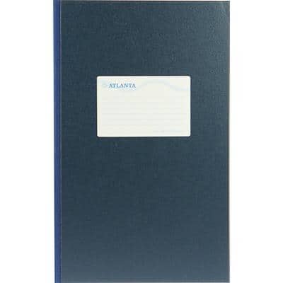Djois 205 x 300 mm Gebonden Notitieboek Blauw Kartonnen kaft Gelinieerd 96 Vellen