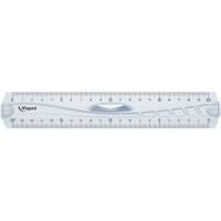 Maped Liniaal Kunststof 20 cm Transparant