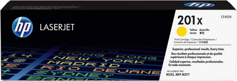 Toner HP 201X D'origine CF402X Jaune
