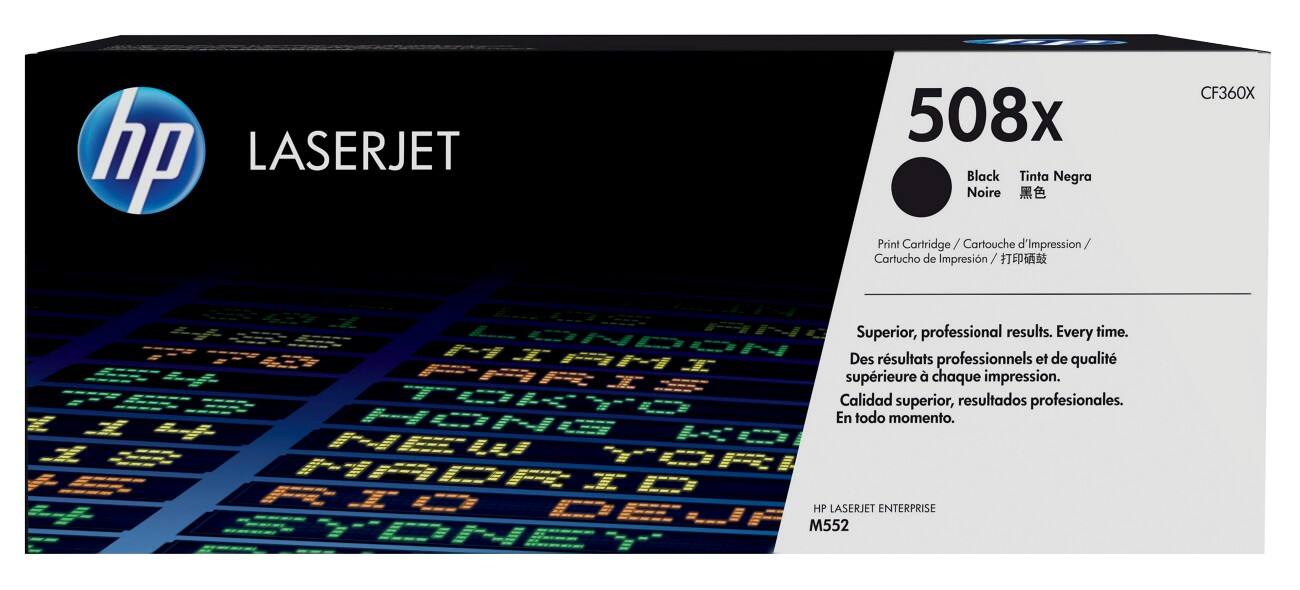 Toner HP 508X D'origine CF360XC Noir