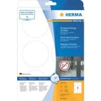 Étiquettes HERMA 8336 adhésif A4 Blanc 85 x 85 mm  25 Feuilles de 6 Étiquettes