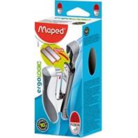 Agrafeuse Maped Ergologic Demi bande 20 Feuilles Argenté, blanc 24/6 Métal, plastique