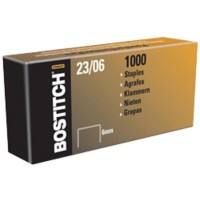 Bostitch 6 mm Nietjes 23-6G Gegalvaniseerd staal Zilver 100 Nietjes