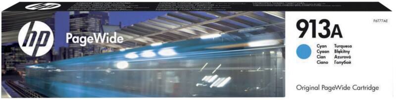 Cartouche jet d'encre HP 913A D'origine F6T77AE Cyan