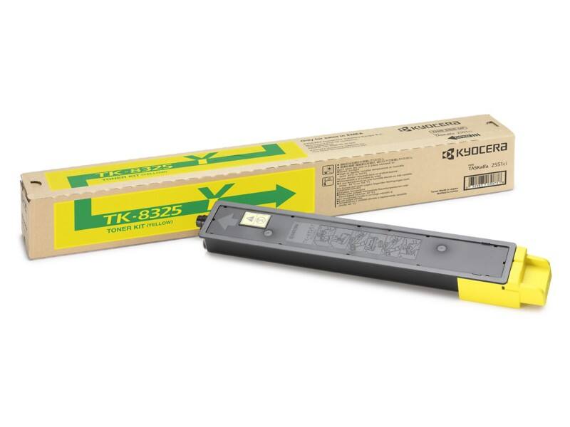 Kyocera TK-8325Y Origineel Tonercartridge 1T02NPANL0 Geel