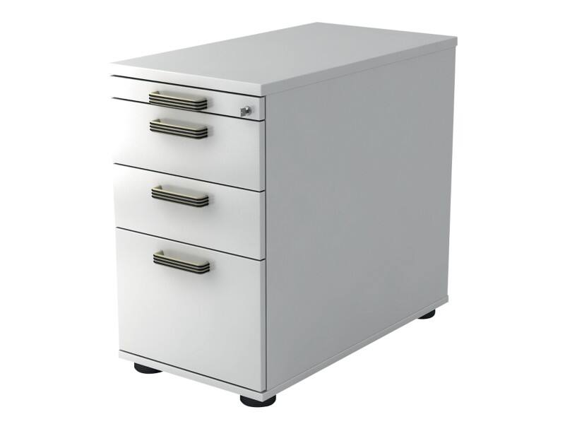 Caisson à tiroirs Hammerbacher VSC40 Blanc 428 x 800 x 760 mm