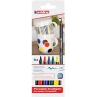 edding E4200 Porseleinstift Warme kleuren 6 Stuks