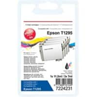 Viking T1295 compatibele Epson inktcartridge C13T12954012 zwart, cyaan, magenta, geel multipak 4 stuks