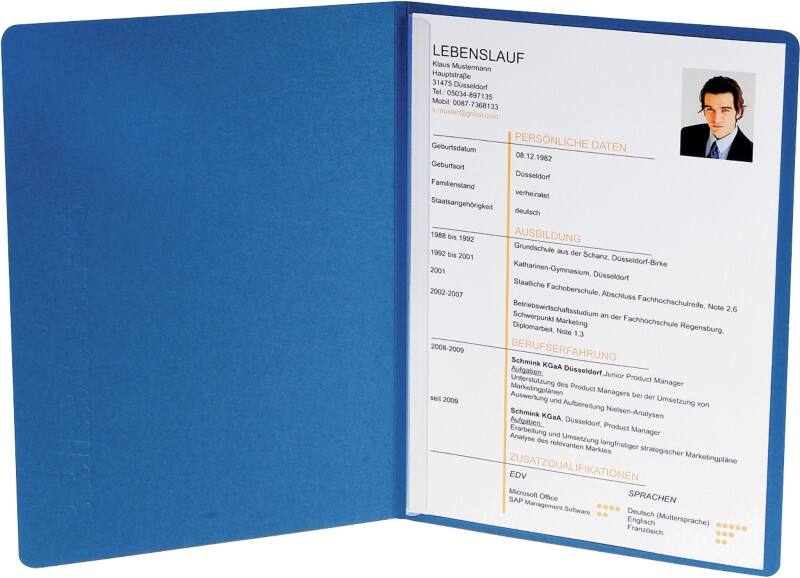 Chemise à lamelle Exacompta Nature Future A4 Bleu