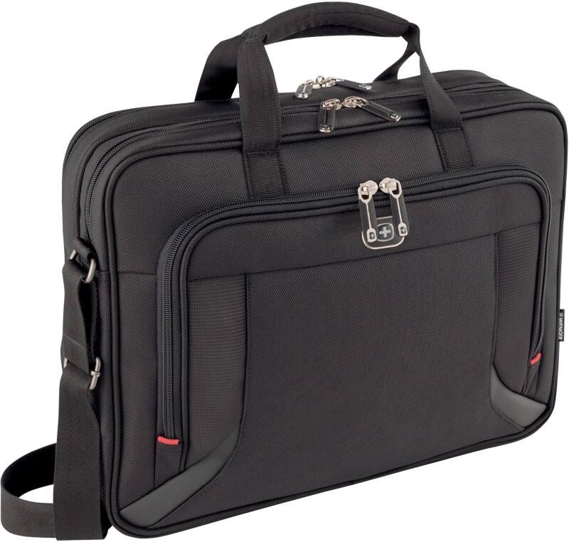 Sacoche pour ordinateur portable Wenger Prospectus 16'' Polyester Noir 42 x 12 x 32 cm