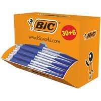 BIC Atlantis Classic Atlantis Classic Balpen Blauw Medium 0,4 mm Navulbaar 36 Stuks